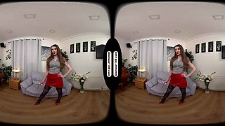 Brook Logan Secretary Indulges Boss To Keep Her Job Joi & Dildo Treat - 8k Vr