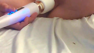 4K Solo Close up Masturbating with a Wand and Cumming Multiple Times - Richelle Rose