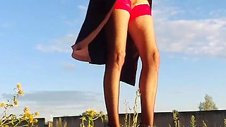 It's a Beautiful Sunny Day and I'm in Beautiful Stockings