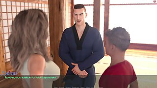 Hot blonde college teacher in sexy dress gets animated with sex toys in this 3D adventure