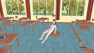 An animated 3d cartoon porn video - beautiful teen girl giving sexy poses