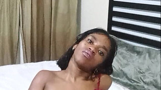 Young Babe Exploring Her New Pussy Toys