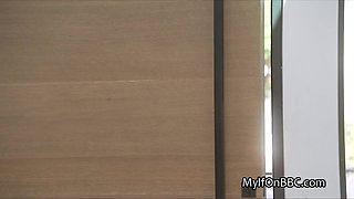 cougar tries BIG BLACK DICK after hard breakup