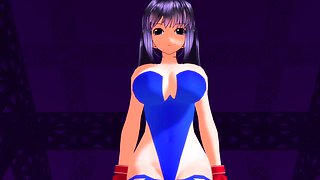 Hentai chick enjoys anal sex at the gym