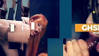 GLORYHOLE SECRETS - Kasey Warner Swallows Thick Loads in First Gloryhole: Porn