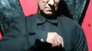 Don Gresopio Having His Feet Massaged