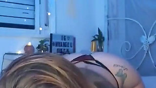 Argentina MILF Latina Slut on Video Call Double Penetration