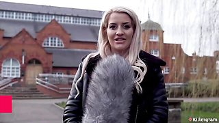 Blonde Victoria Summers Strips Off Her Glamour Look and Earns a Facial From Marc Rose