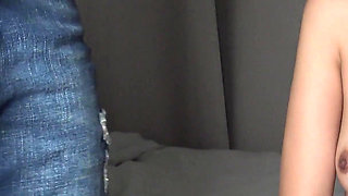 Extremely Shy Asian Girl's First Time Sucking Dick
