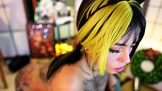 Awesome Teen With Big Boobs Dildo Masturbation