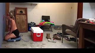 Wife's First at Home Gloryhole with a Local Fan