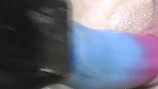 Far Spread Pussy Fucked by Machine 328 F