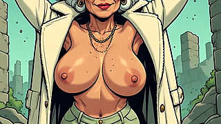 Comic Style Tits Out Art