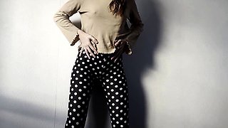 Yoga, stretching, skinny girl