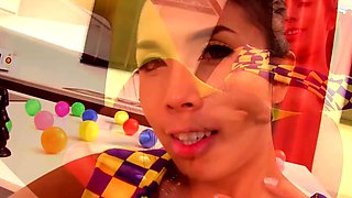 Loving Colors Ladyboy Sticked On Raw Dick