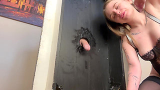 Gloryhole Double Cumshot in Mouth