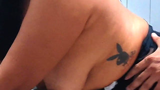 Kitchen Fetish: My Wife in Black Leather Asked for Cock and I Pounded to the Hilt!