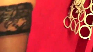 Sexy Latina Mistress with Huge Strapon Pegging Male Slave