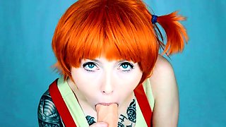 Sexy redhead live toys masturbation on webcam
