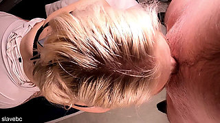 Hands and Knees Throat Fuck POV