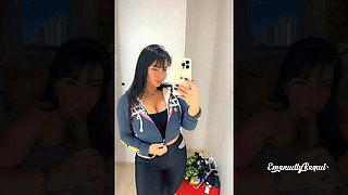 Trying on haul sexy outfits SEX SHOP EMANUELLY RAQUEL BBC BLOWJOB