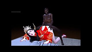 Cute 3D Anime Teen Gets a Creampie in Doggystyle