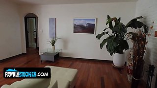 Stepmom Skylar Snow entices and fucks her fortunate sonny