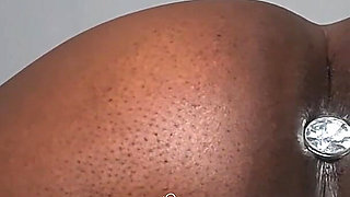 BBW Plus Butt Plug Equals Lots of Squirting