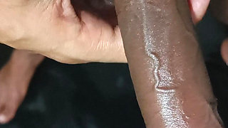 Hard masterbating my oily cock