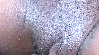 Homemade BBC Creampie Twice in Tight Juicy African Ebony Petite Pussy POV Wet & Messy Close up
