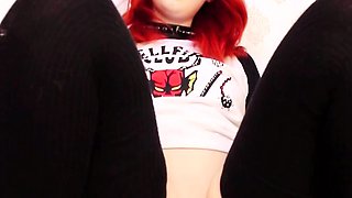 Beauty small tit amateur teen masturbating her shaved pussy