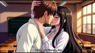 irresistible sex desire between a beautiful teacher and her devoted college student