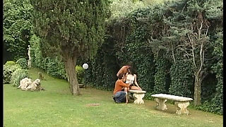 Outdoor Threesome Wild Ass Pound and Suck Frenzy