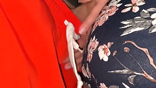 She Gets Her Panties Wet Touching a Stranger's Cock, and They Fuck Right There.