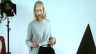 This German Blondie Likes to Show Her Perfect Tits on Casting