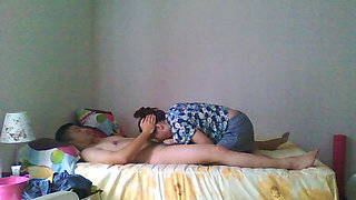 Submissive Teen Chinese Slut Sucks My Dick and Swallows My Cum