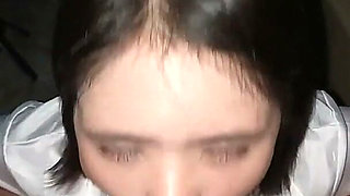 Tiny Asian Model Blowjob Deepthroat Swallows