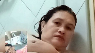 Video Call Sex to My Chubby Sexy Wife
