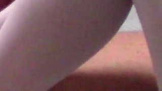 MILF Footjob and Cumshot on Pantyhose