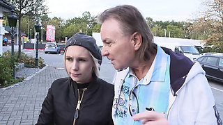 Lena Nitro & Paris Pink Double Anal Beach Bang with Big George