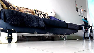 Mini Man Cock Stroking Trample with Giantess Oily Feet - Shrinking Fetish, Giantess