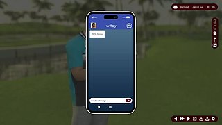 Sarah's Bold Photoshoot for Boss Vincent - Big Tits Wife Cheats in 3D Sex Game - Full Vid