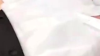 Close up POV of teen sucking cock