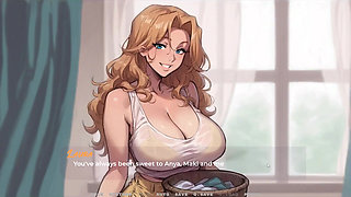 My New Girlfriend Taboo Hentai Game Ep.39 Naughty Laundry Fantasy with Step Mom!