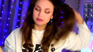 Amateur Brunette Slave Toyed