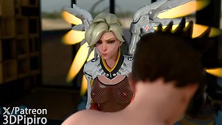 Mercy and Widowmaker Futanari 3D Hentai POV Fuck