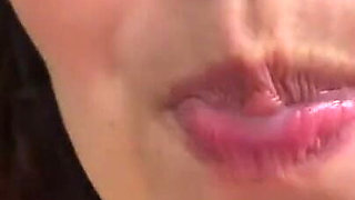 Filling Three Glasses with Fresh Breast Milk From My Full Breasts