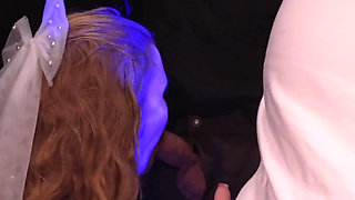Xxl Gangbang for Wedding for Blonde Teen Slut!