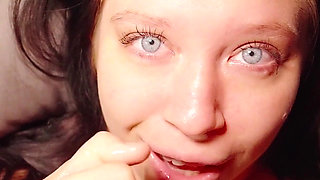 He's on Top - POV Blowjob & Cum Swallow