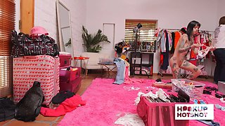 BTS - CC Doll Spreads Her Ass In A Heated Photo Session!